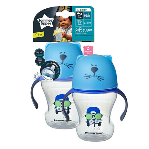 Tommee Tippee Soft Sippee Trainer Cup 6m+ 230ml - Blue
