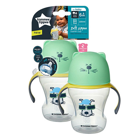 Tommee Tippee Soft Sippee Trainer Cup 6m+ 230ml - Green