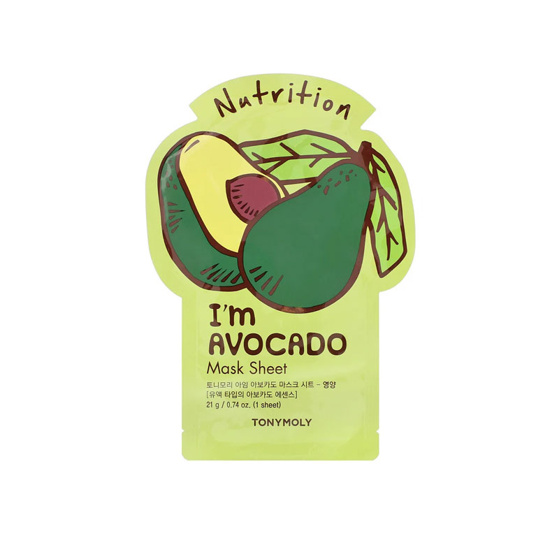 Tonymoly I'm Avocado Nutrition Sheet Mask 21g