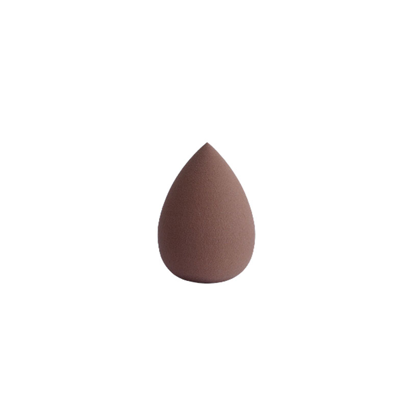 Travel Portable Water Drop Makeup Blender Sponge with Case - Chocolate