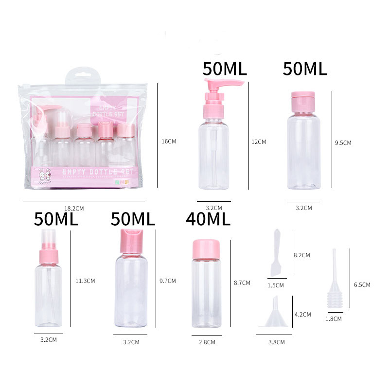 Travel Size Empty Cosmetic Bottle Set (301131)