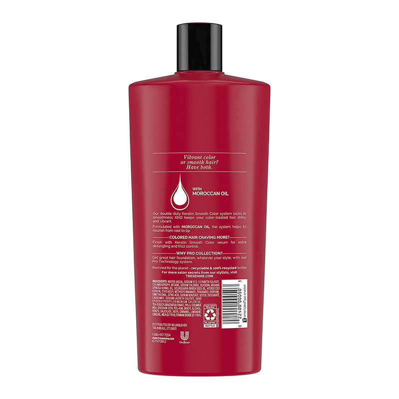 Tresemme Keratin Smooth Color With Moroccan Oil Shampoo 650ml