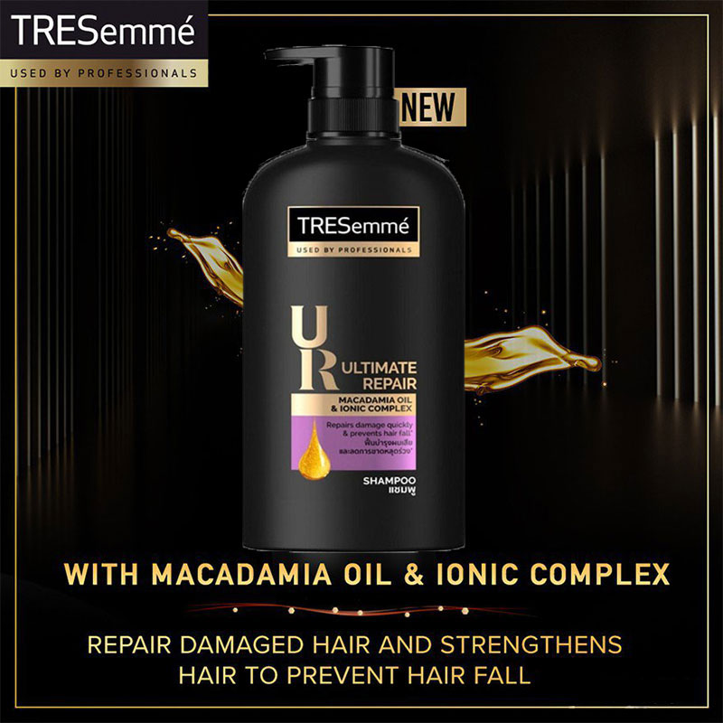 Tresemme Ultimate Repair Macadamia Oil & Ionic Complex Shampoo 450ml