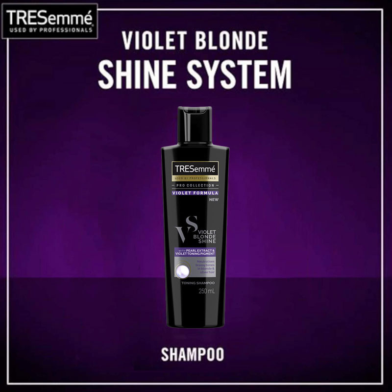 Tresemme Violet Blonde Shine Toning Shampoo 250ml