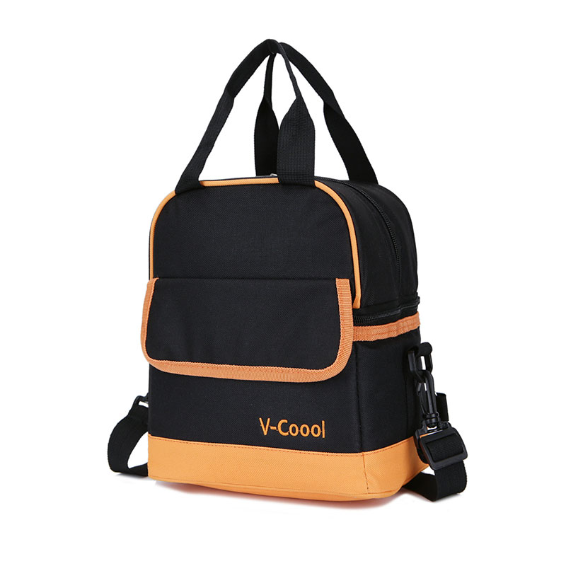 V - Coool Professional Milk Storage Cooler Bag - Black & Orange