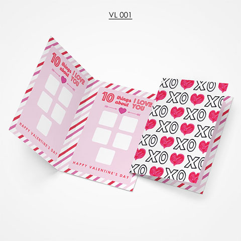 Valentine Gift Card - VL001