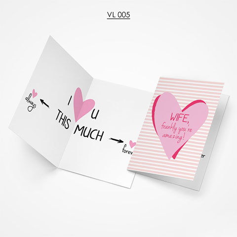 Valentine Gift Card - VL005