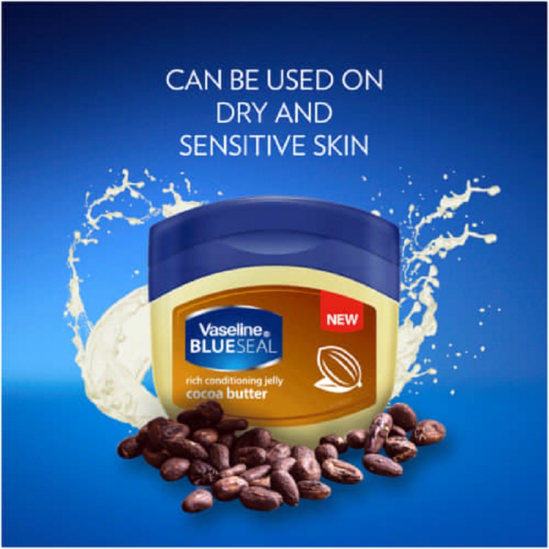 Vaseline Blueseal Rich Conditioning Jelly Cocoa Butter 100ml