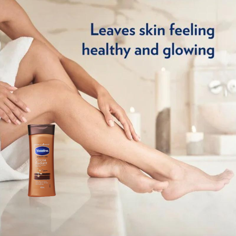 Vaseline Intensive Care Cocoa Radiant Lotion With Pure Cocoa Butter 400ml