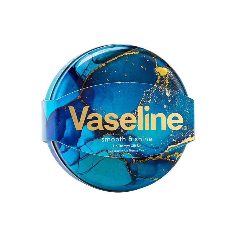 Vaseline Smooth & Shine Lip Therapy Tins Gift Set