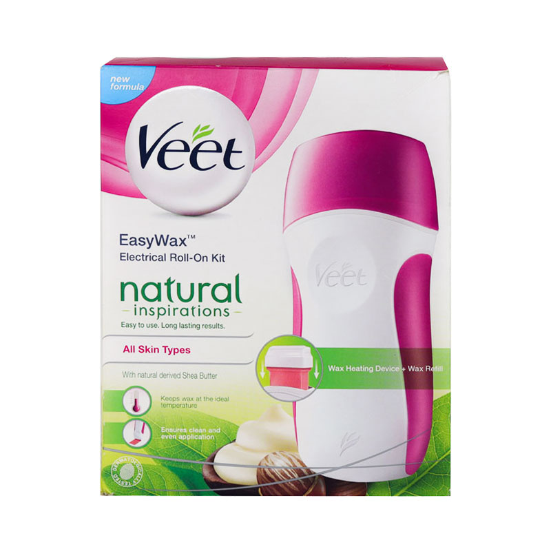 Veet Easy Wax Naturals Electrical Roll On Kit