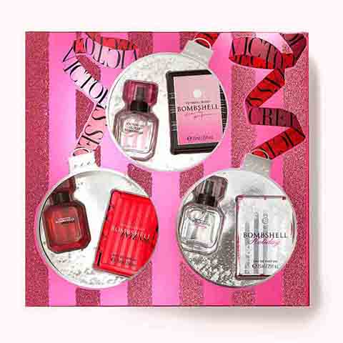 Victoria's Secret Bombshell Trio Luxury Fragrance Collection Gift Set (7546)