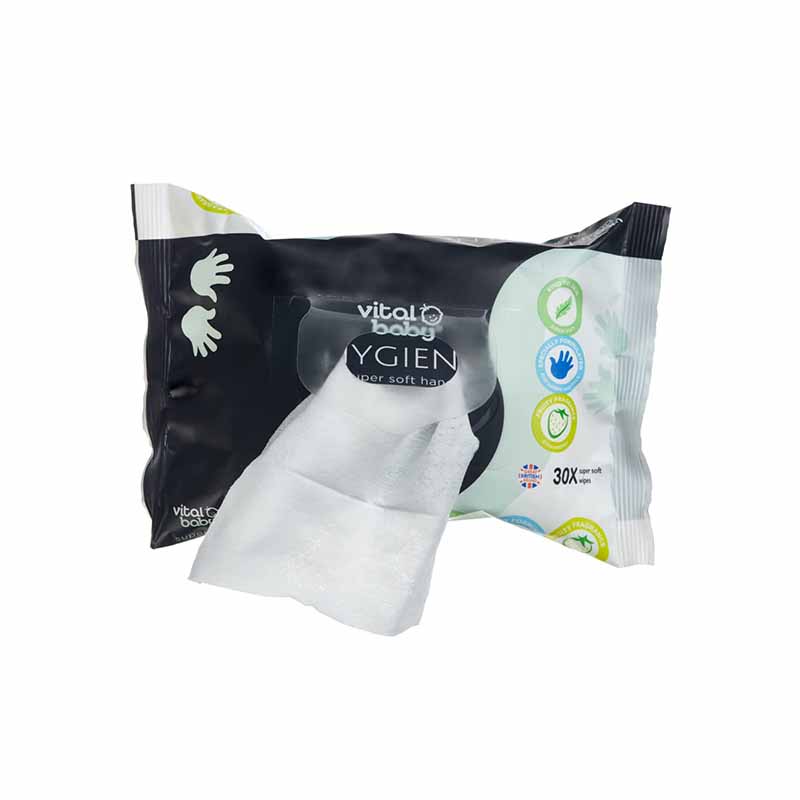 Vital Baby Fresh Fruity Fragrance Super Soft Hand and Face Wipes - 30 Wipes