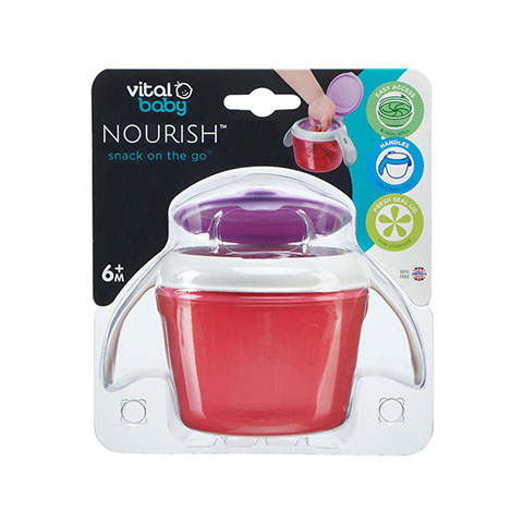 Vital Baby Nourish Snack On The Go 6m+ Pot - Pink