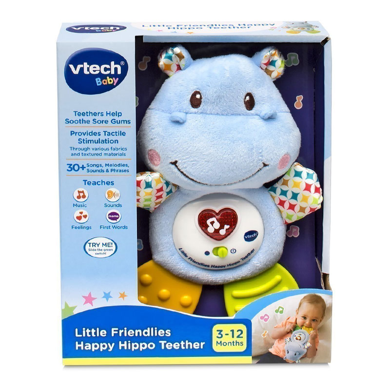 vtech little friendlies happy hippo teether