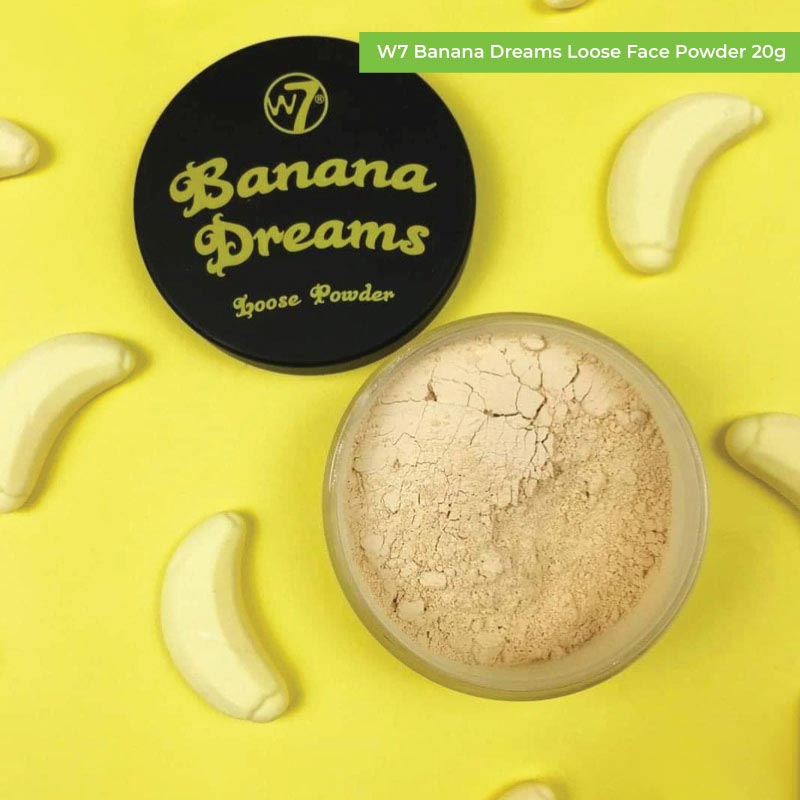W7 Banana Dreams Loose Face Powder 20g