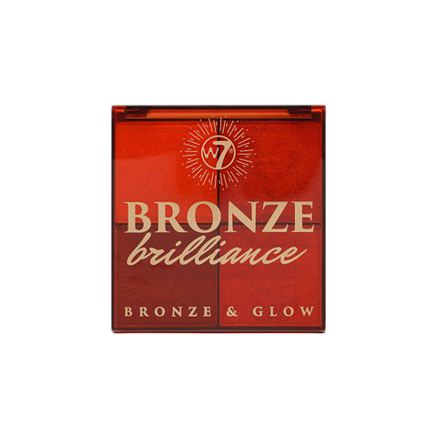 W7 Bronze Brilliance Bronze & Glow Palette - Light / Medium