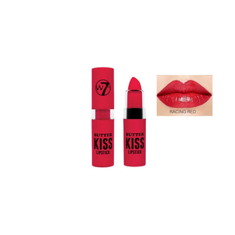 W7 Butter Kiss Lipstick - Racing Red