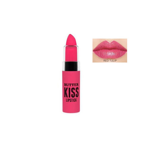 W7 Butter Kiss Lipstick - Red Tulip