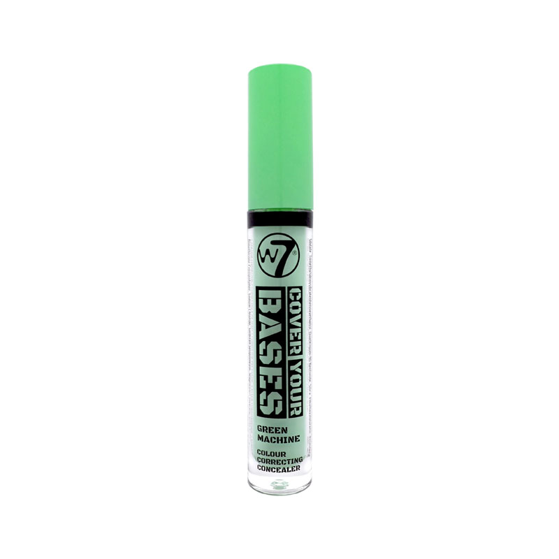 W7 Cover Your Bases Colour Correcting Concealer - Green Machine