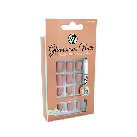 W7 Glamorous Artificial Nails - Cocoa Nude