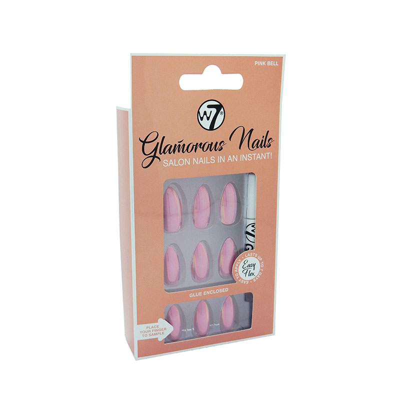 W7 Glamorous Artificial Nails - Pink Bell