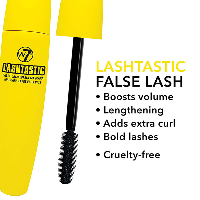 W7 Lashtastic False Liquid Lashes Mascara - Blackest Black