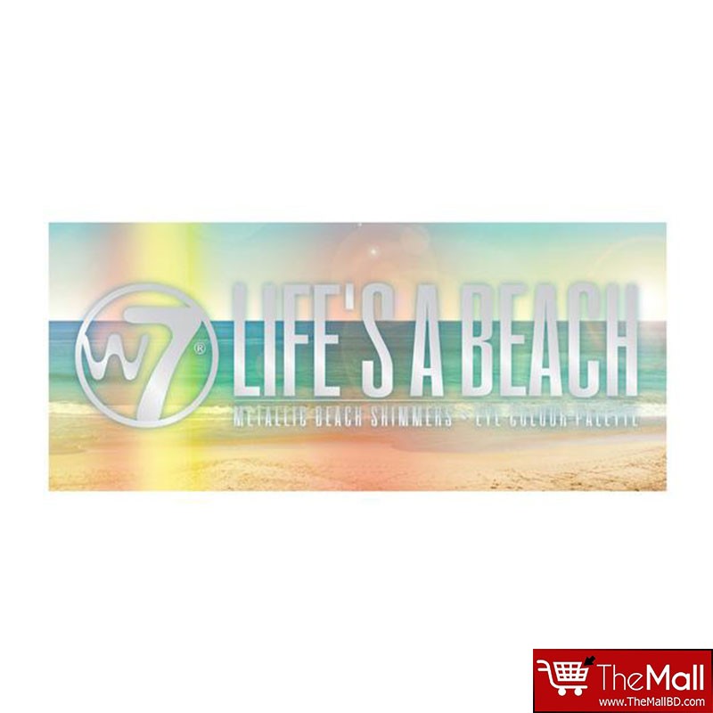 W7 Life's A Beach Metallic Beach Shimmers Eye Colour Palette