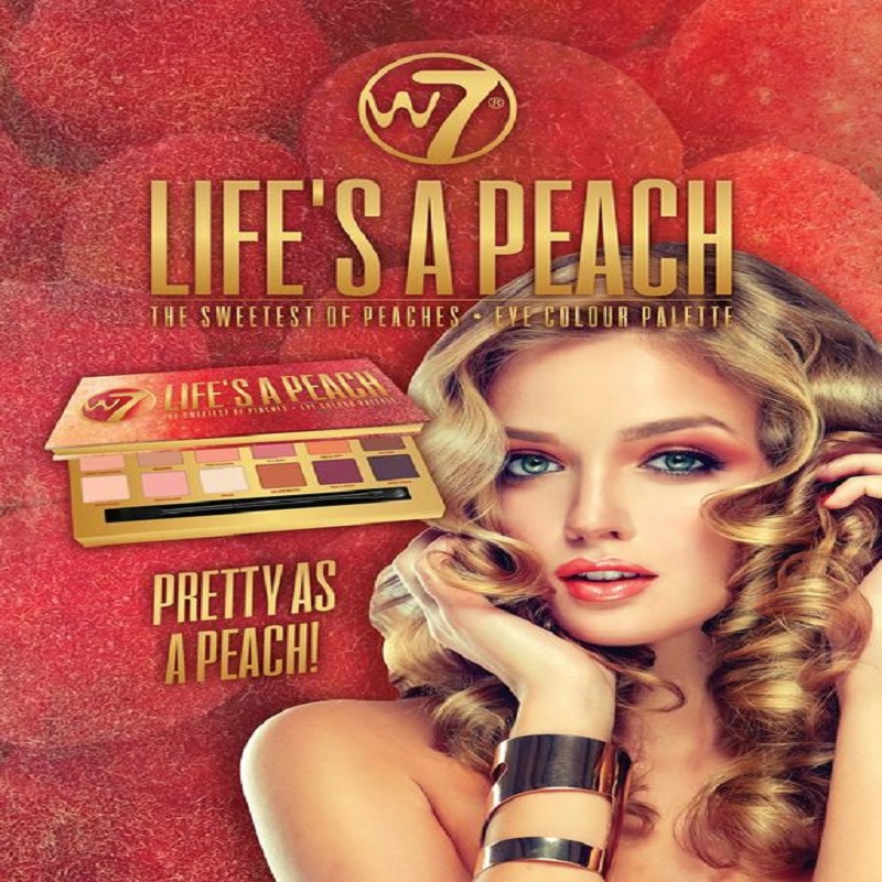 W7 Life's A Peach The Sweetest Of Peaches Eye Colour Palette