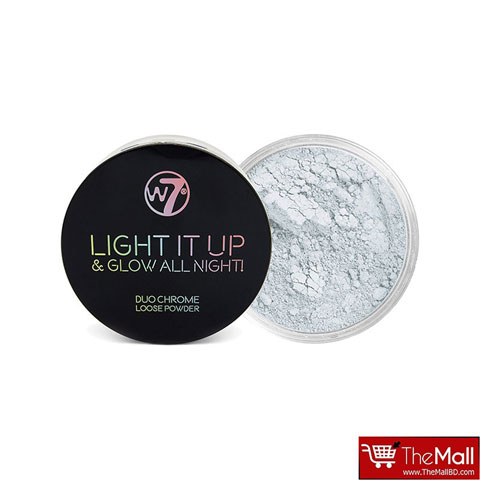 W7 Light It Up & Glow All Night ! Duo Chrome Loose Powder 4g - On Air