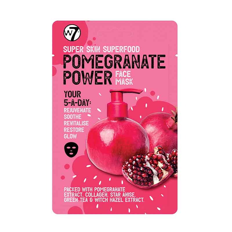 W7 Super Skin Superfood Face Mask - Pomegranate Power