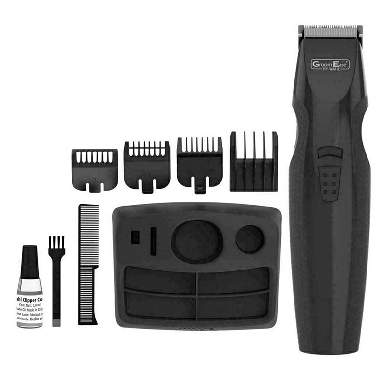 Wahl Groom Ease Battery Stubble Beard Trimmer 9 Piece Kit Regular 5f9ffd25c6729 