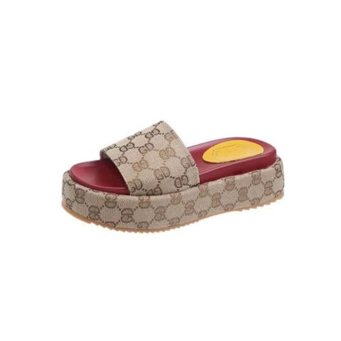 Women's Natural GD Canvas Wedges