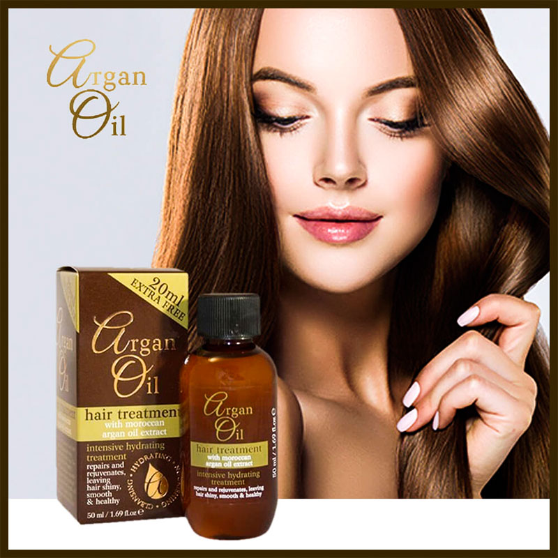Xpel Argan Oil Hair Treatment with Moroccan Argan Oil extract 50ml + 20ml FREE