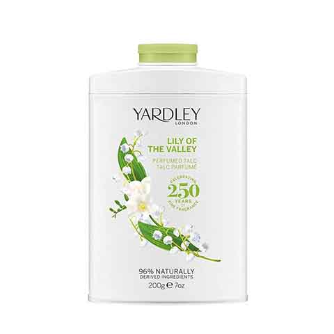 Yardley London Lily Of The Valley Perfumed Talc Powder 200g